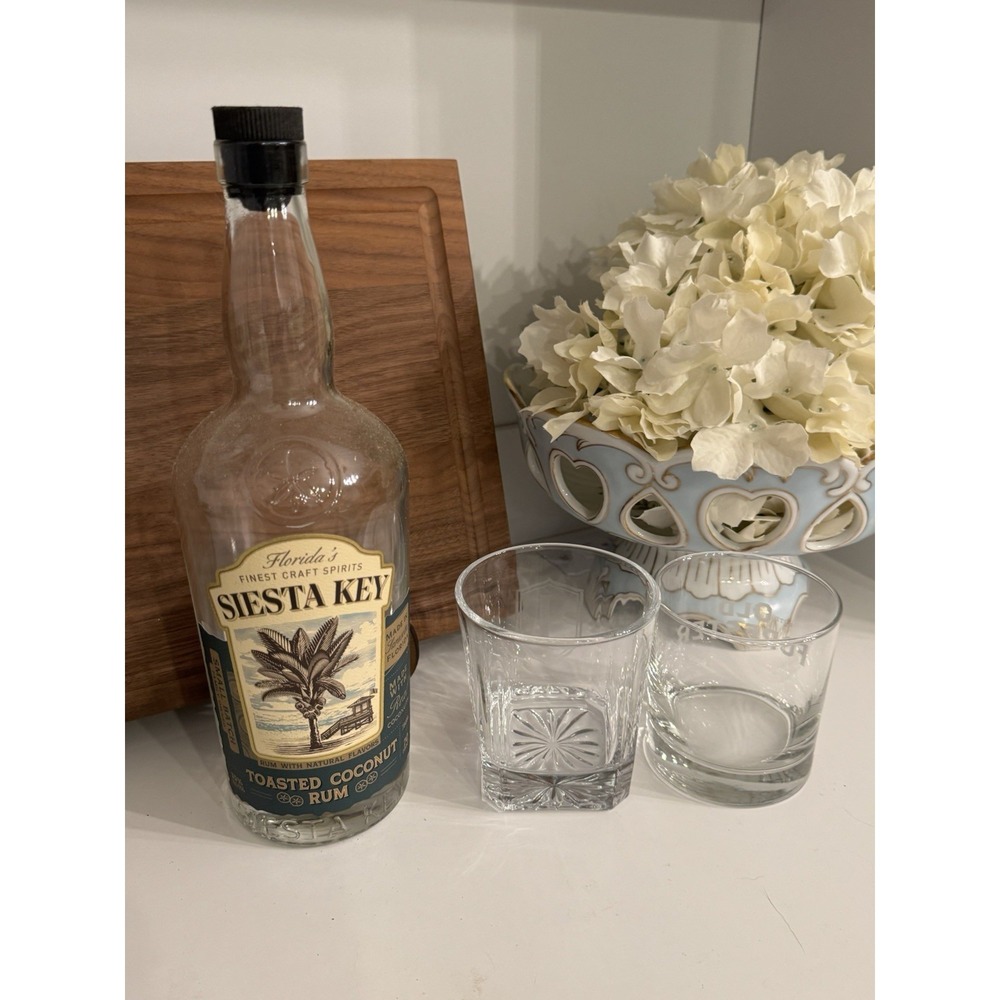 Siesta Key Toasted Coconut Florida Rum Empty 750mL Bottle